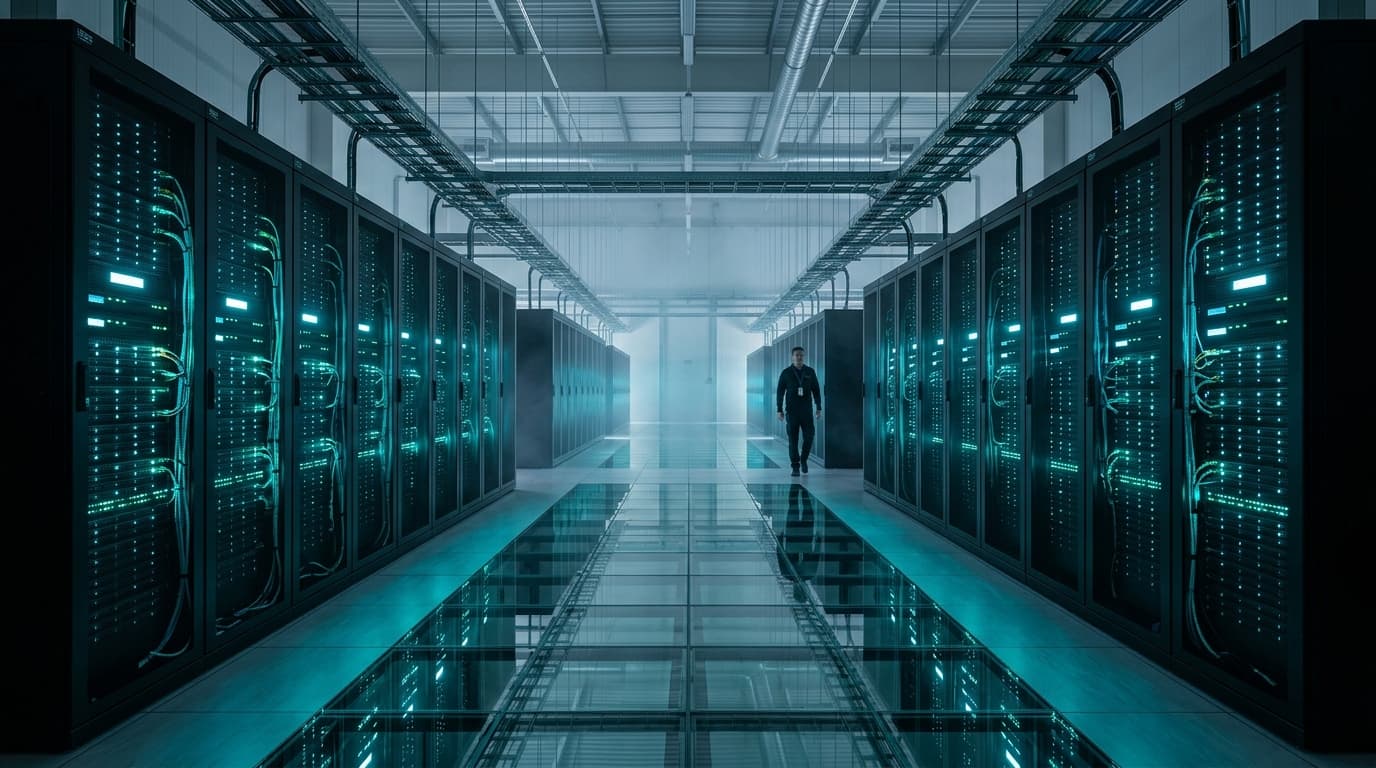 Flickmax Enterprise Hyper-Scale Datacenter Corridor with 24/7 SRE Engineering Team